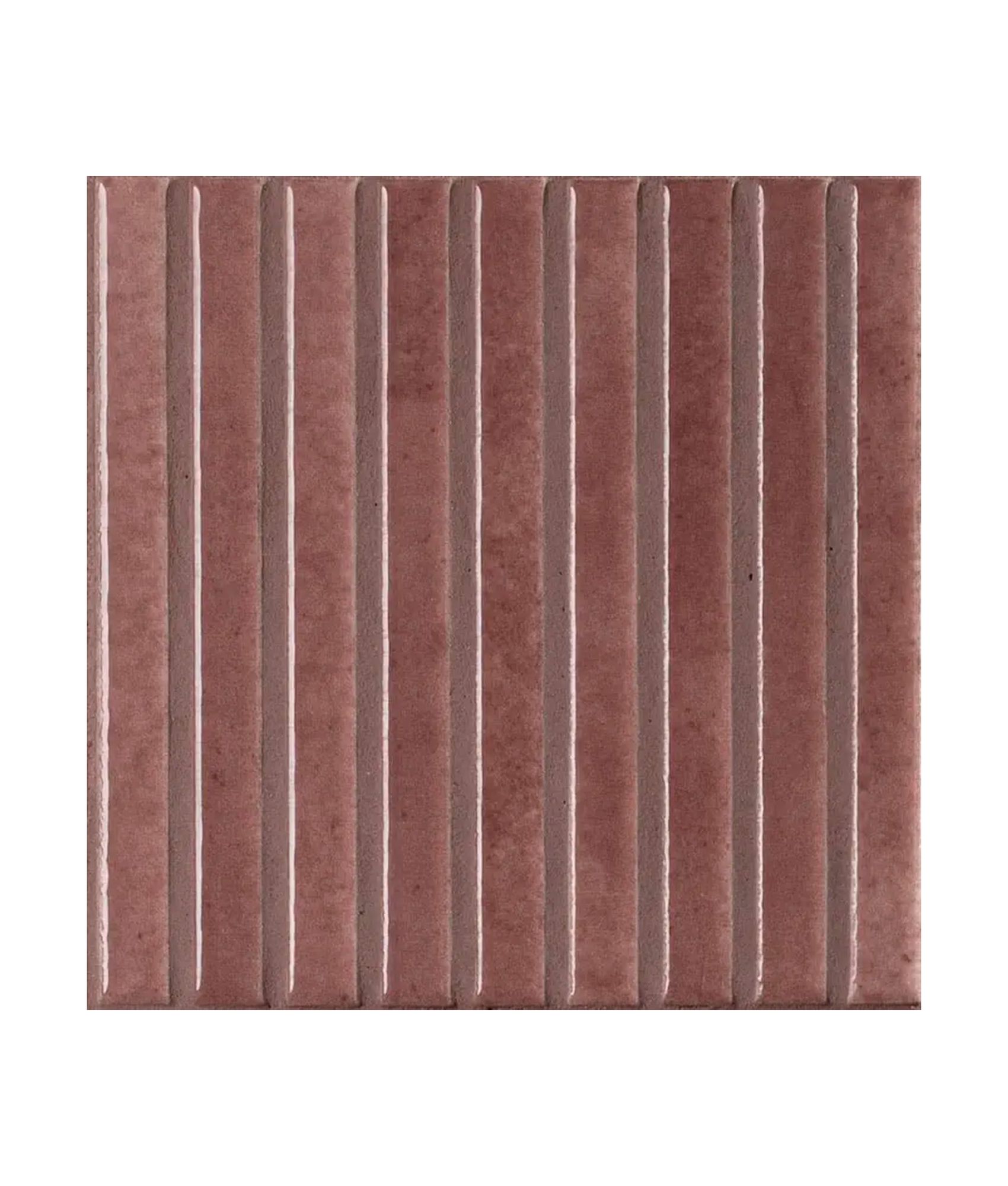 Faïence SHALLOW AUBERGINE 15x15 cm - 0,91m²