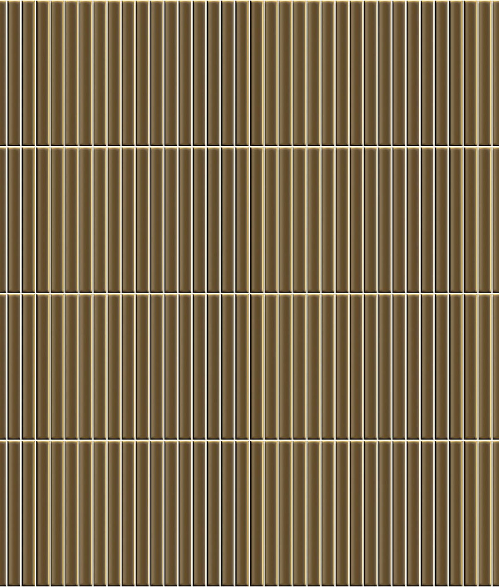 Faïence SWELL WAIKIKI MARRON BRILLANT 23x33.5 cm