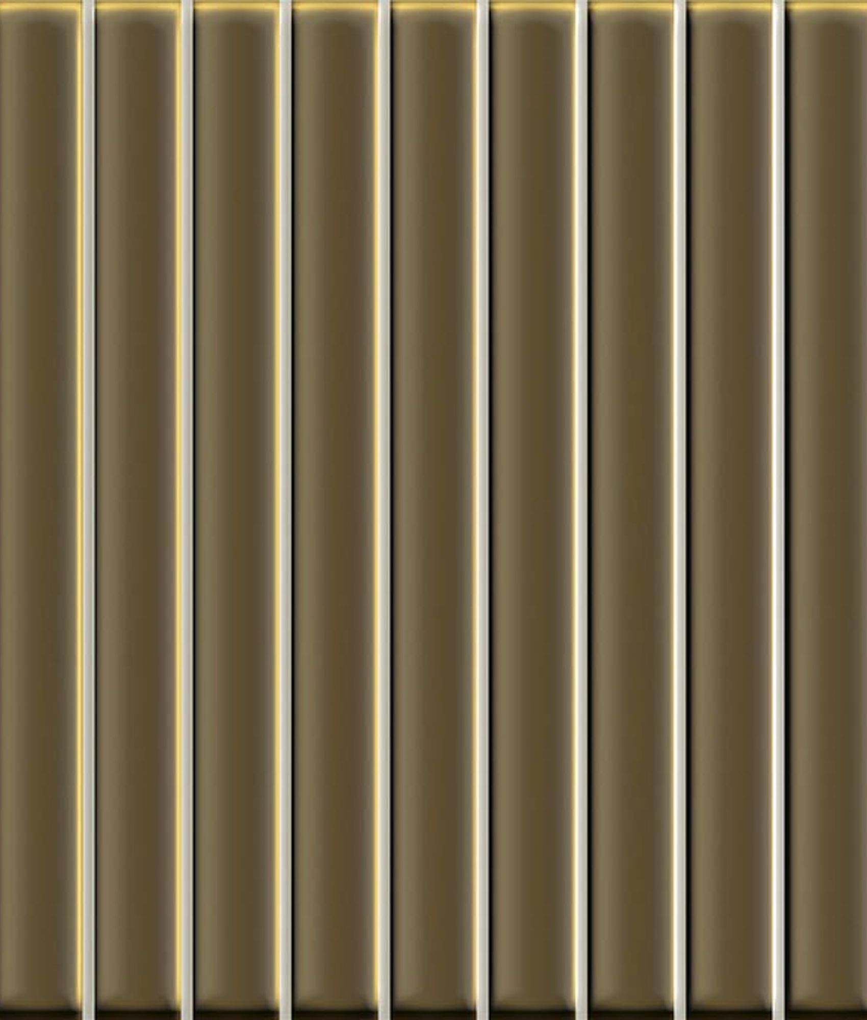 Faïence sur trame SWELL Mosaïque WAIKIKI MARRON BRILLANT 23x33.5 cm