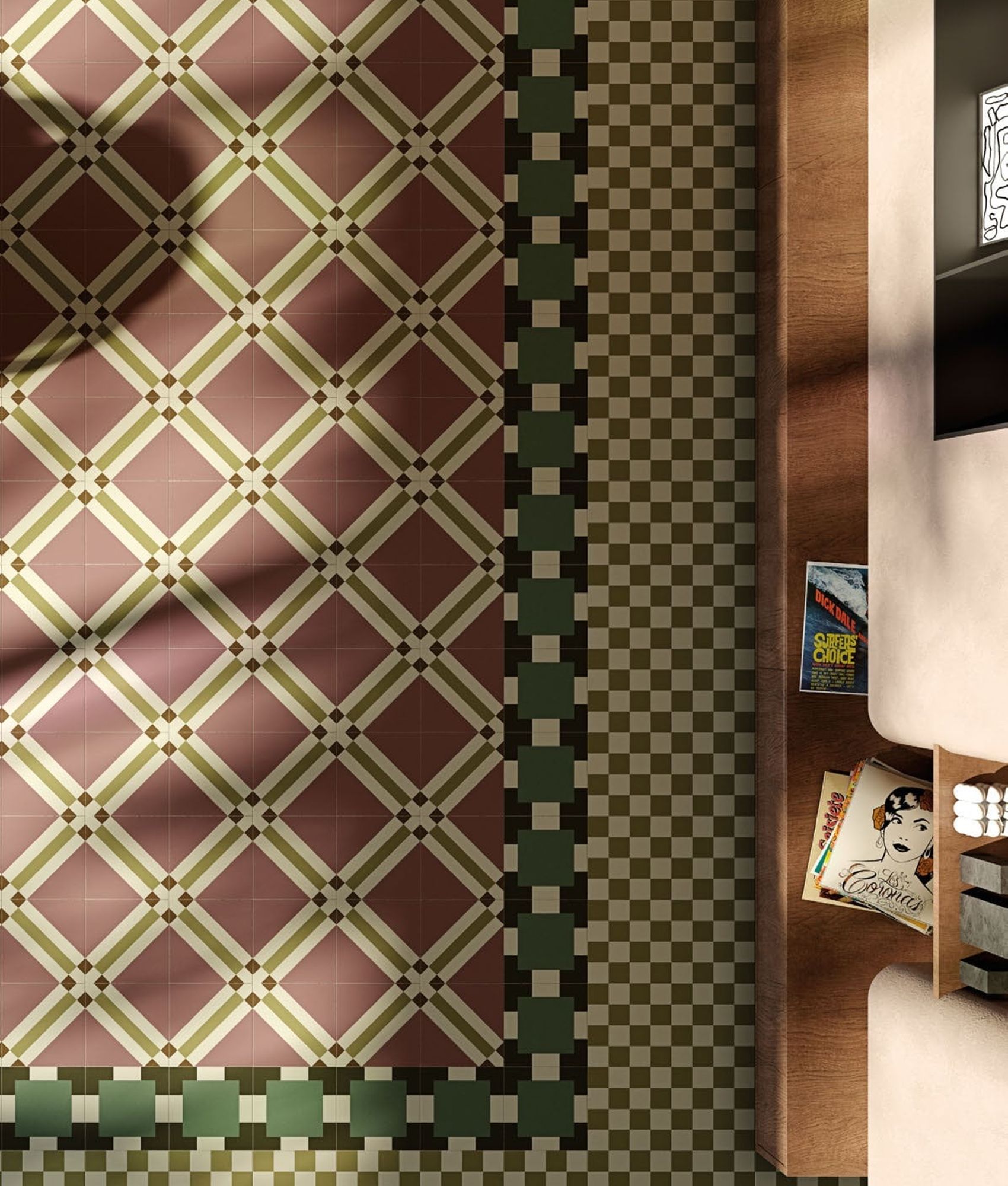 Carrelage SWELL MELE 20x20 cm