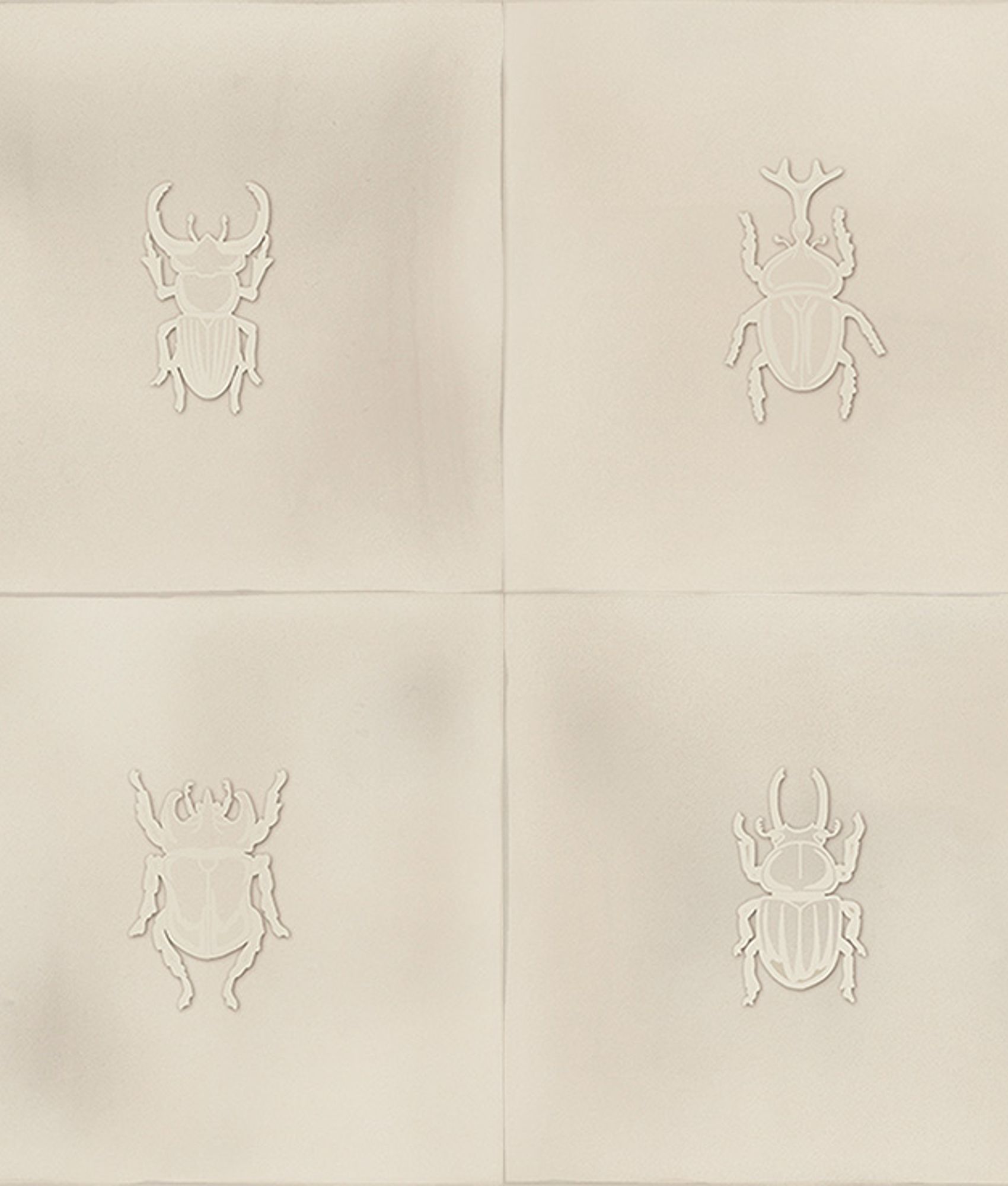 Faïence décorative ROOT AGER-4 PEARL 13X13 cm