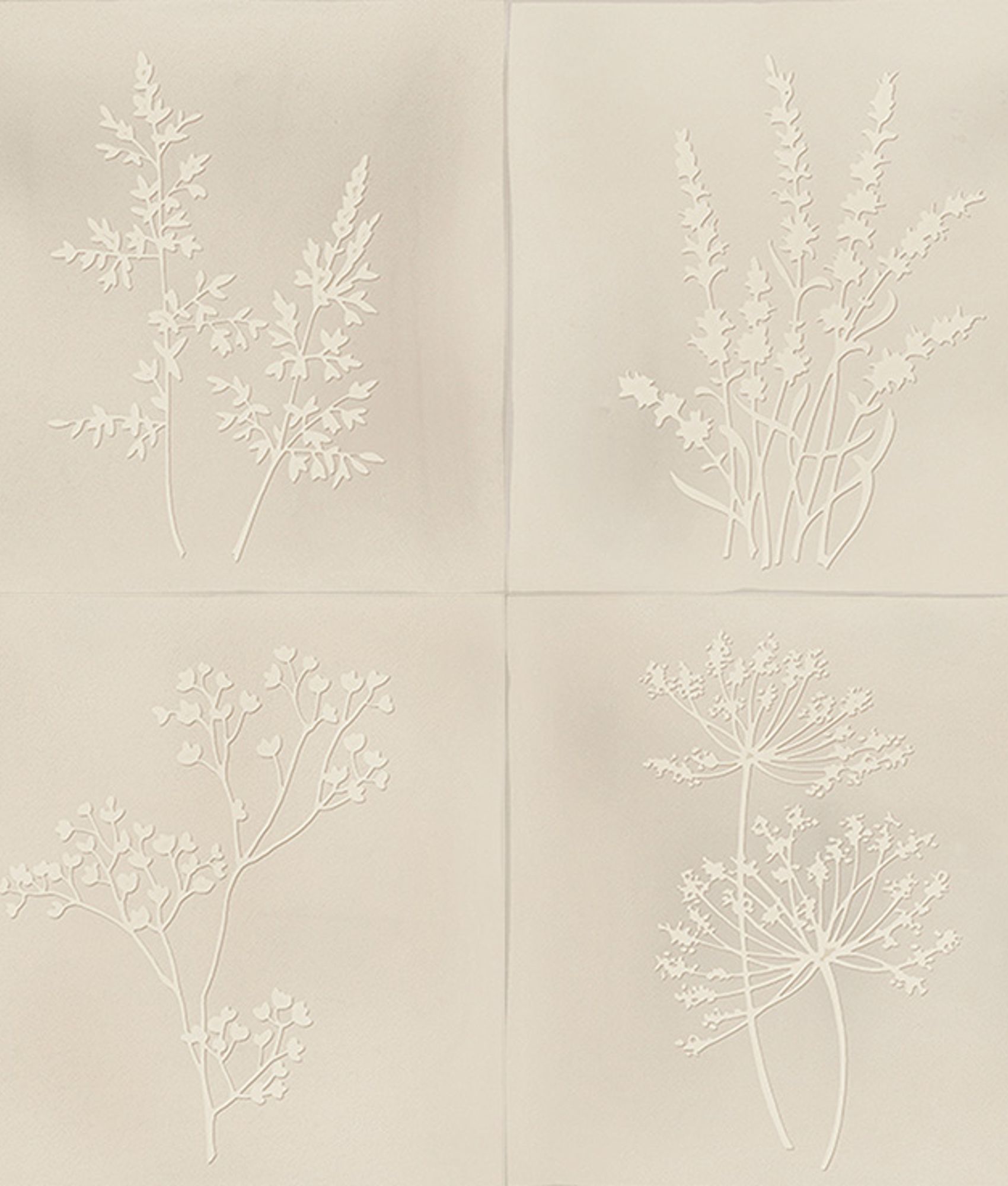 Faïence décorative ROOT ARVUM-4 PEARL 13X13 cm