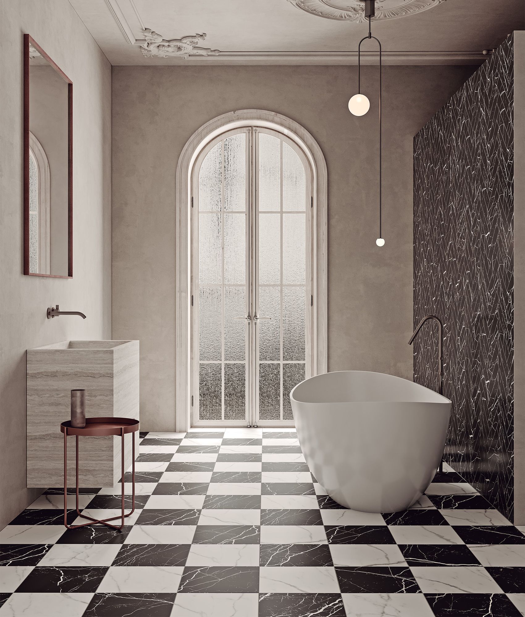 Carrelage effet marbre MARMORIA CARRARA 30x30 cm