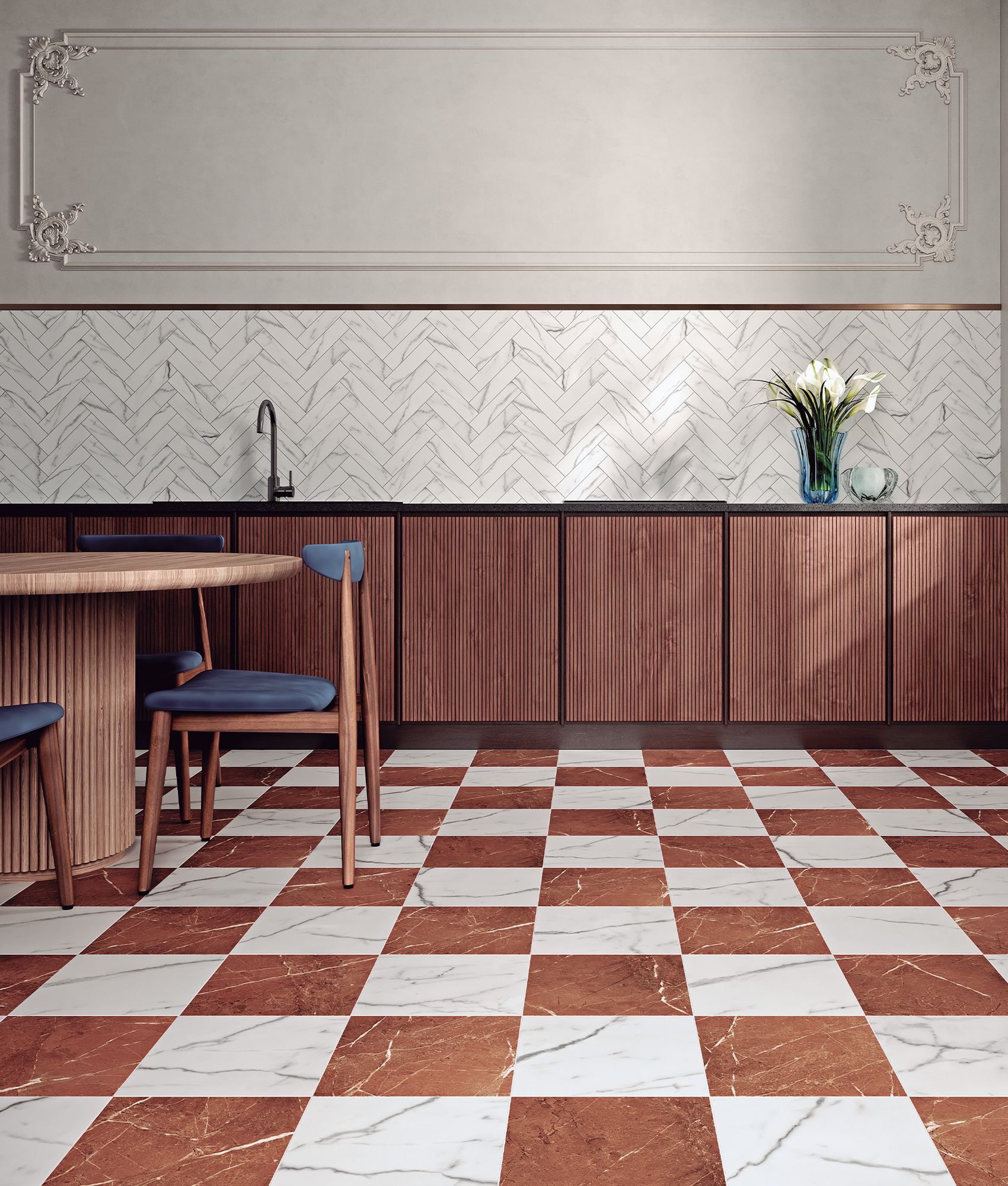 Carrelage effet marbre MARMORIA CARRARA 30x30 cm