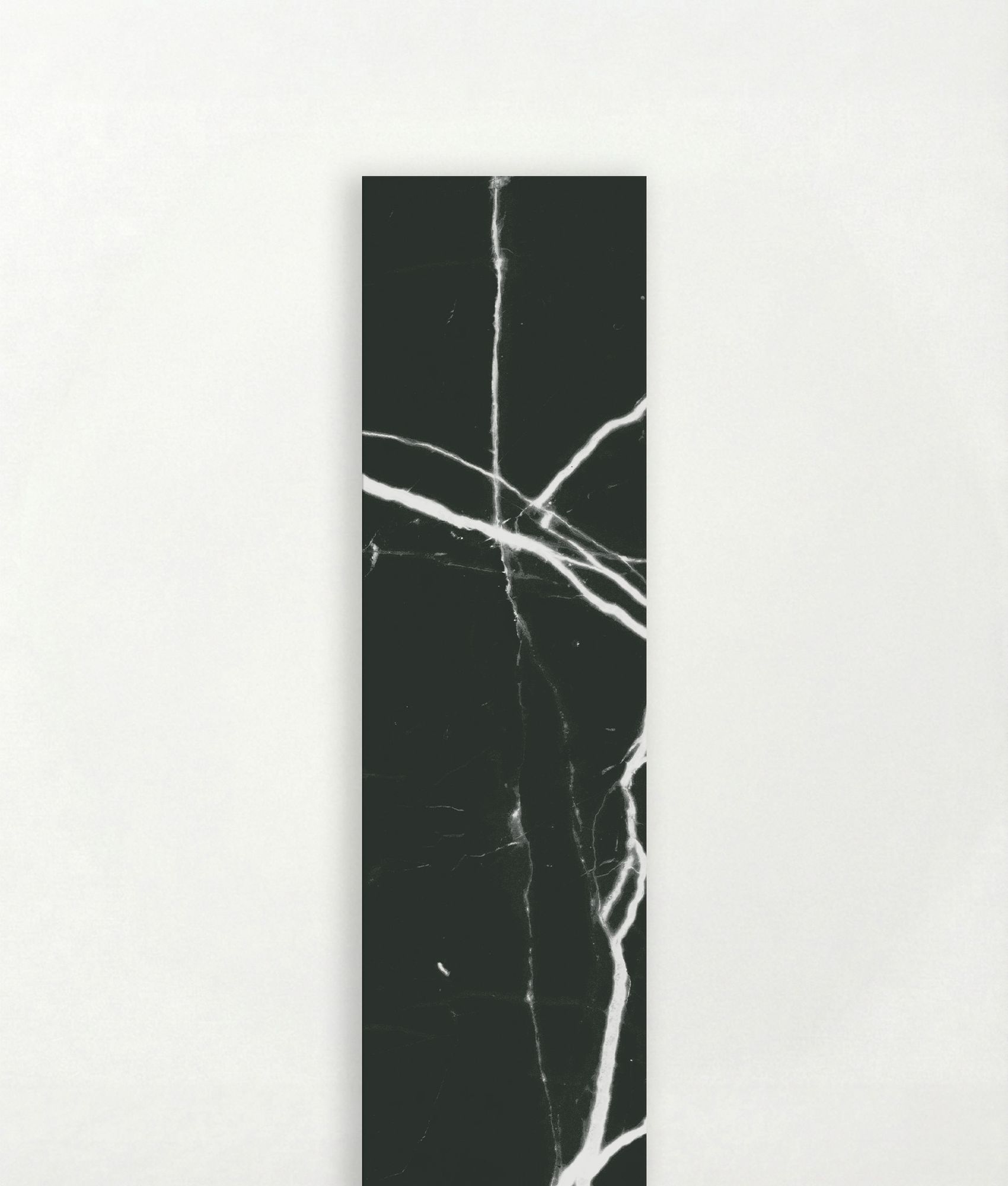 Plinthe effet marbre MARMORIA NERO MARQUINA - 12ML 8x60 cm