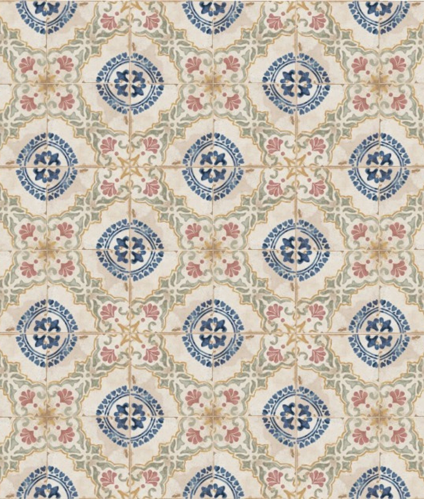 Carrelage effet ciment CARAÏBES GRANADINA 15x15 cm