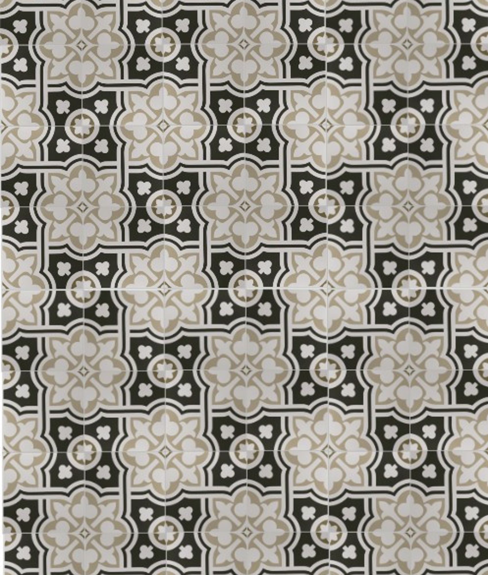 Carrelage effet carreau ciment  RIZOLI PLAZA 20X20 - 1 m²