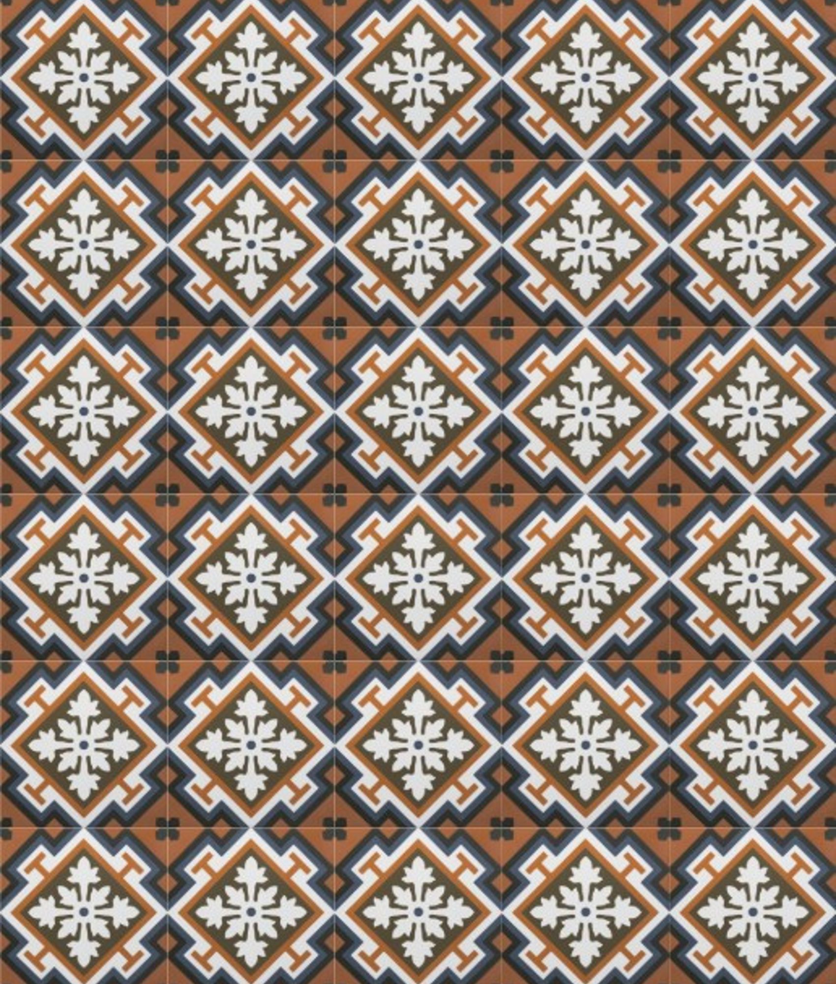 Carrelage effet carreau ciment  RIZOLI CHELSEA 20X20 - 1 m²