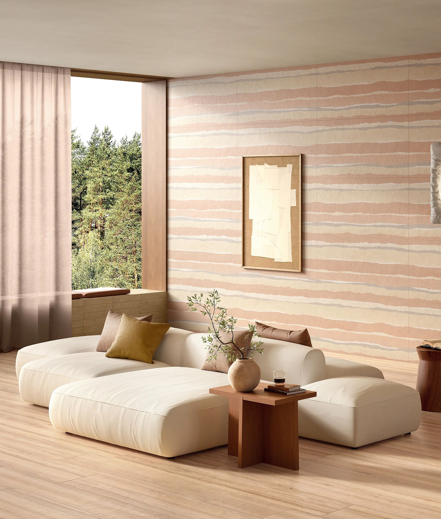 Carrelage décoratif BEDROCK ARGILLA STRATUM 60x120 cm