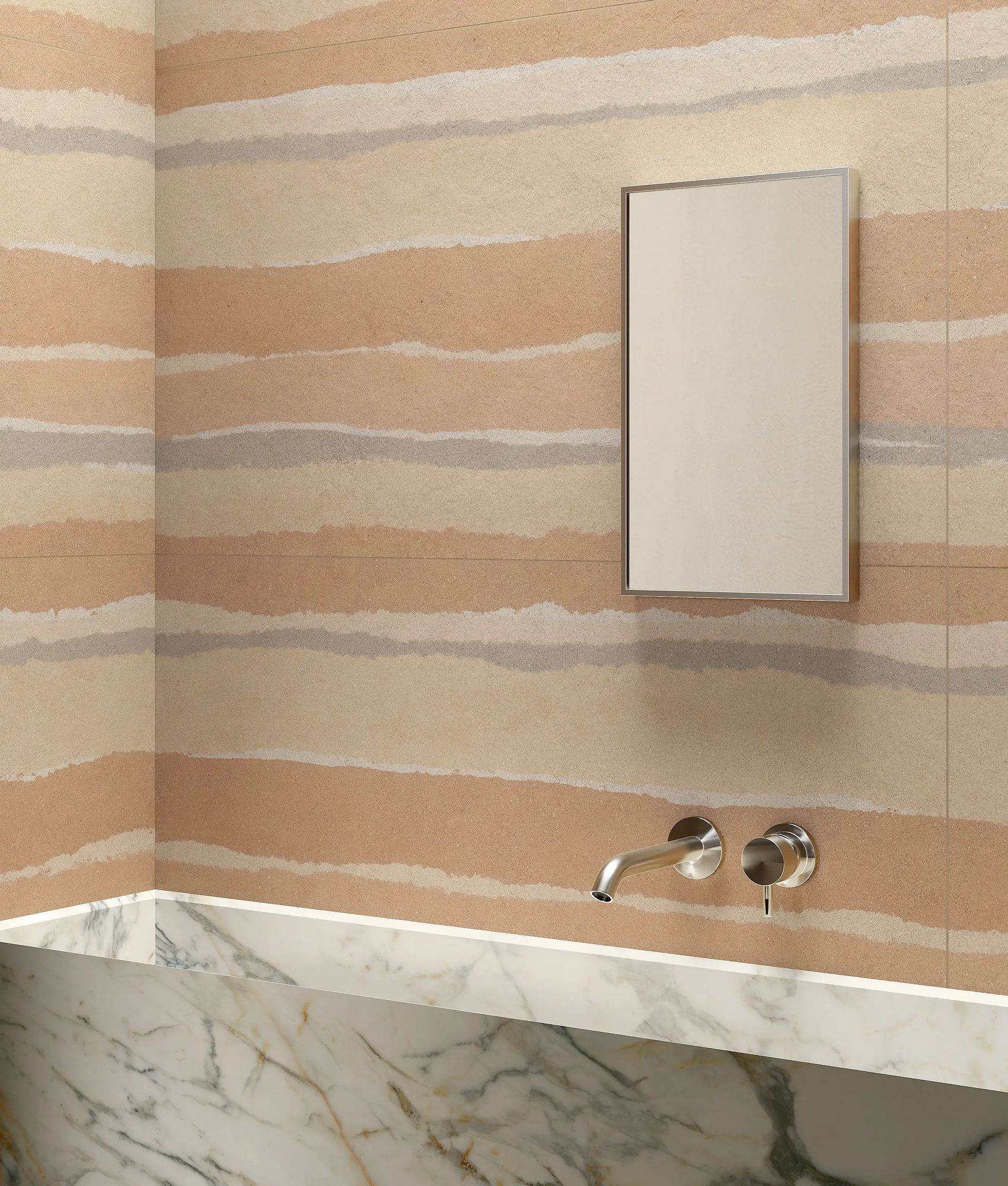 Carrelage décoratif BEDROCK ARGILLA STRATUM 60x120 cm