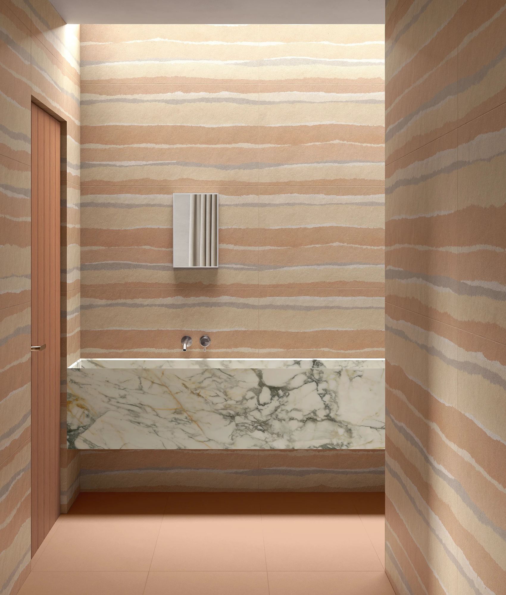 Carrelage effet béton BEDROCK TERRA 60x120 cm
