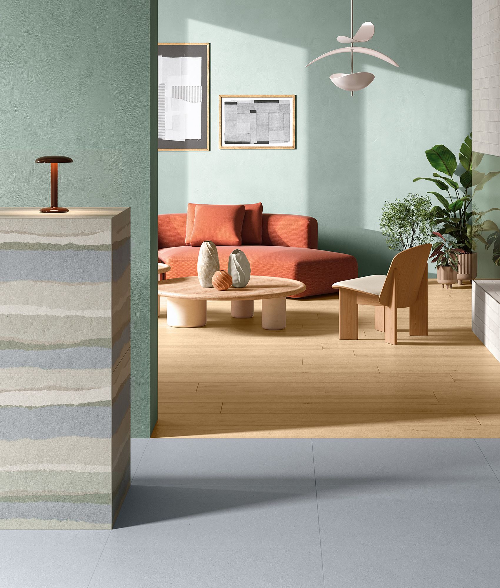 Carrelage effet béton BEDROCK ARTICO 60x60 cm