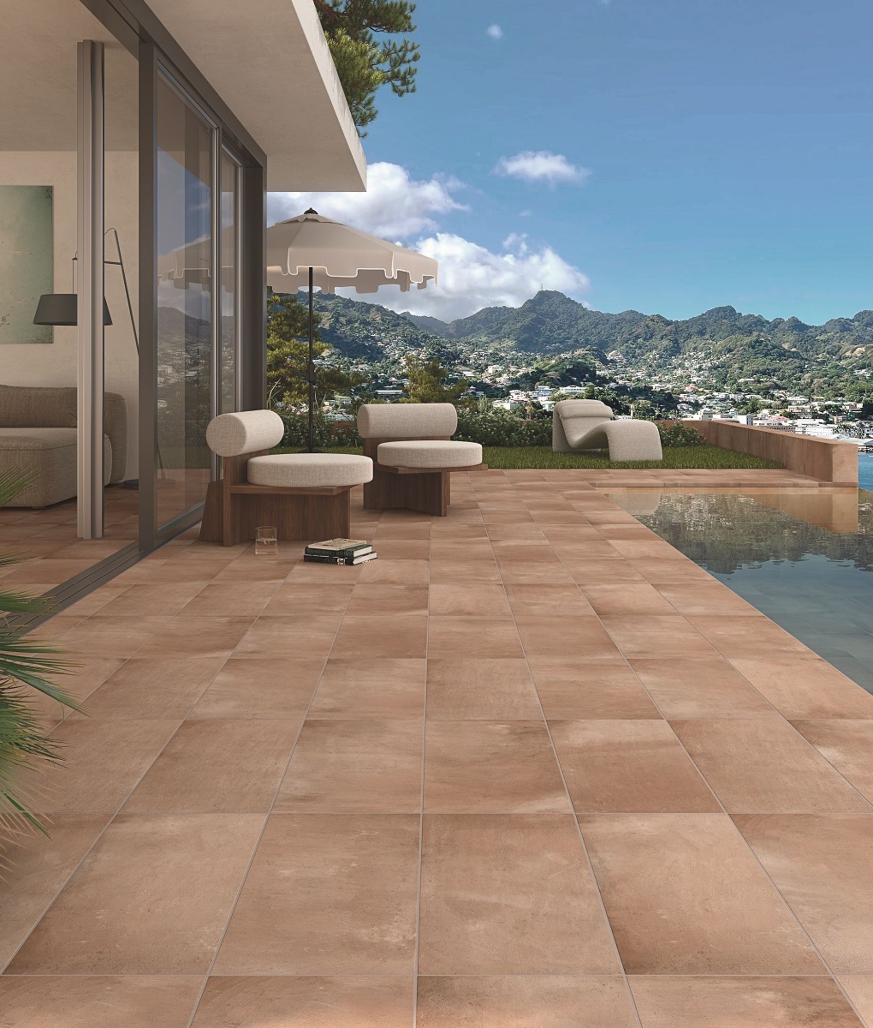 Carrelage style terre cuite MOJACAR CUERO - 30X60 - 1,26 m²