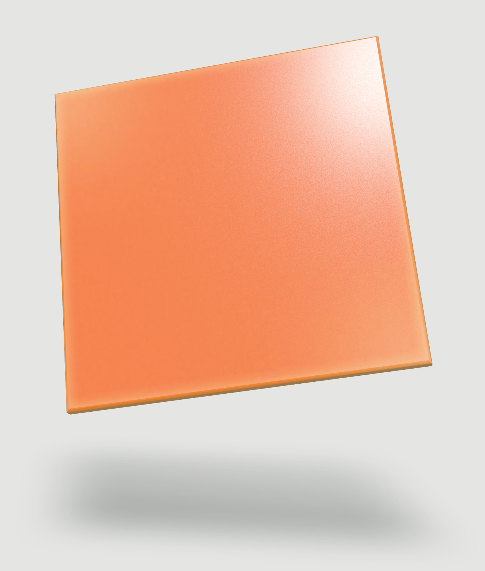 Carrelage couleur Carrelage uni 20x20 cm orange brillant ARENARIA - 1.4m² - As de Carreaux