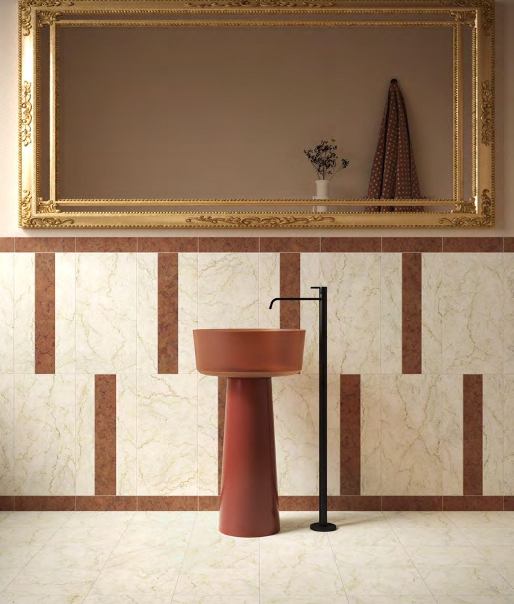 Carrelage effet marbre MEDICI BOTTICINO RETT 30x60 cm