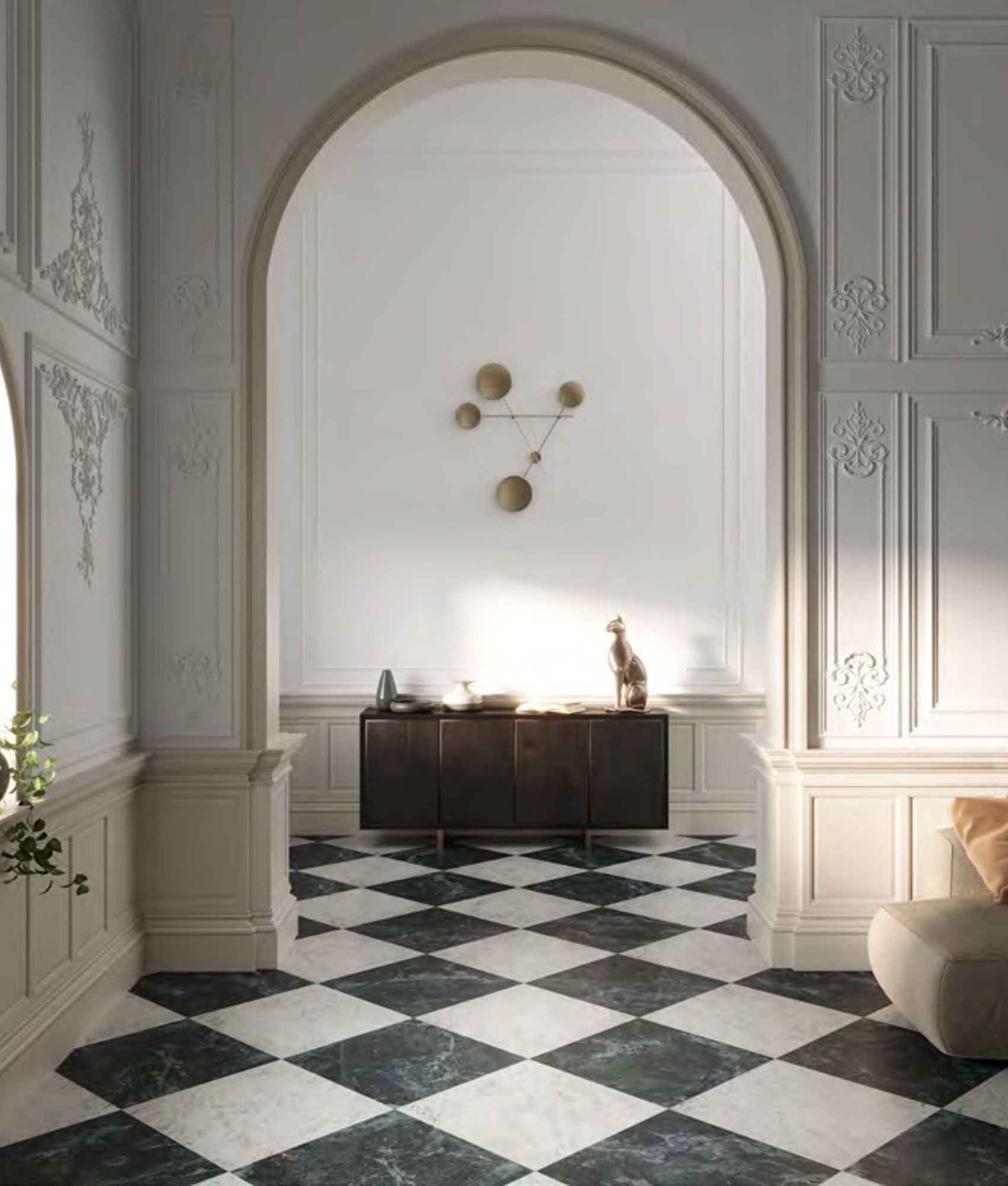 Carrelage effet marbre MEDICI CARRARA GRIP RETT 60x60 cm