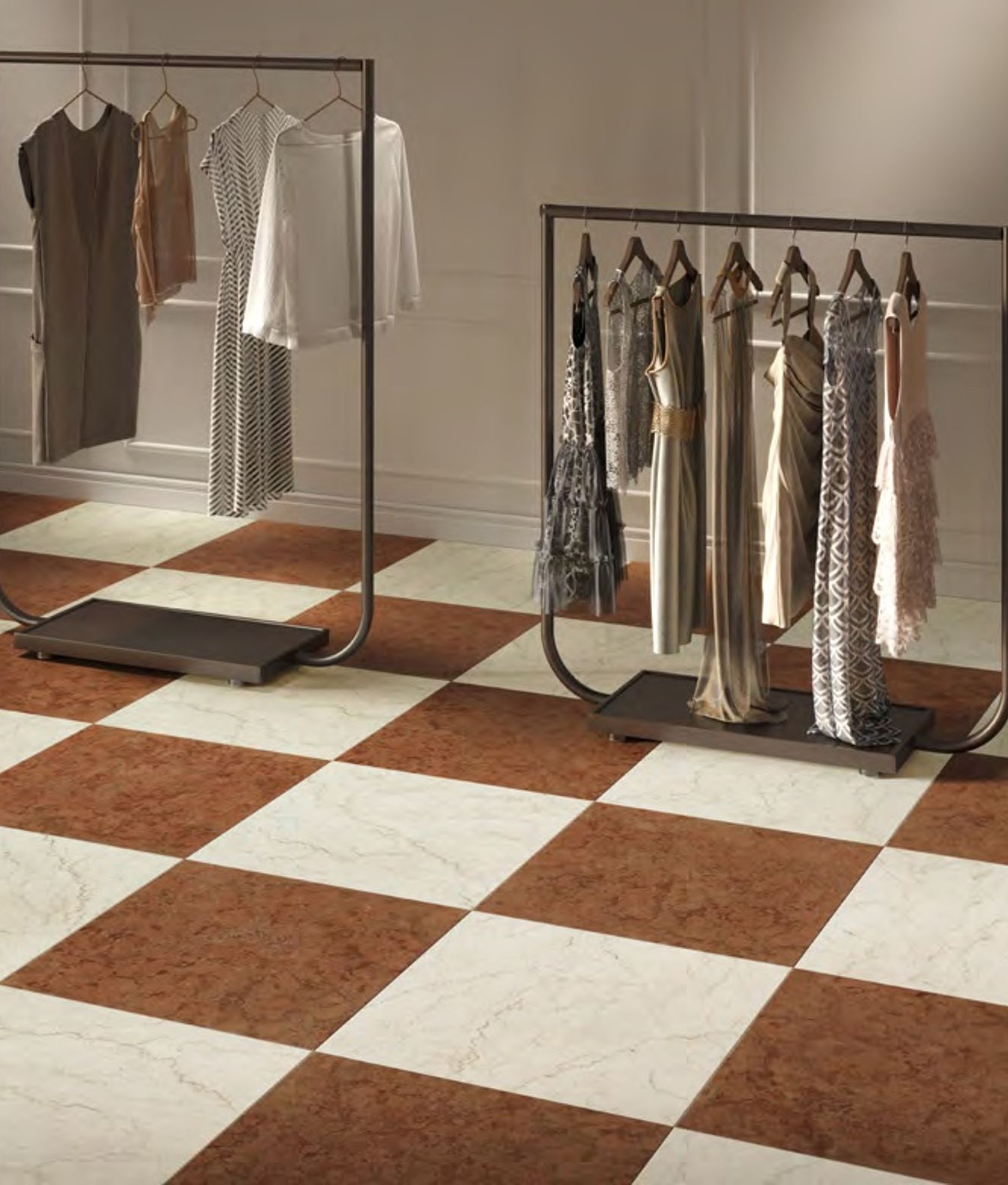 Carrelage effet marbre MEDICI ROSSO VERONA GRIP RETT 60x60 cm
