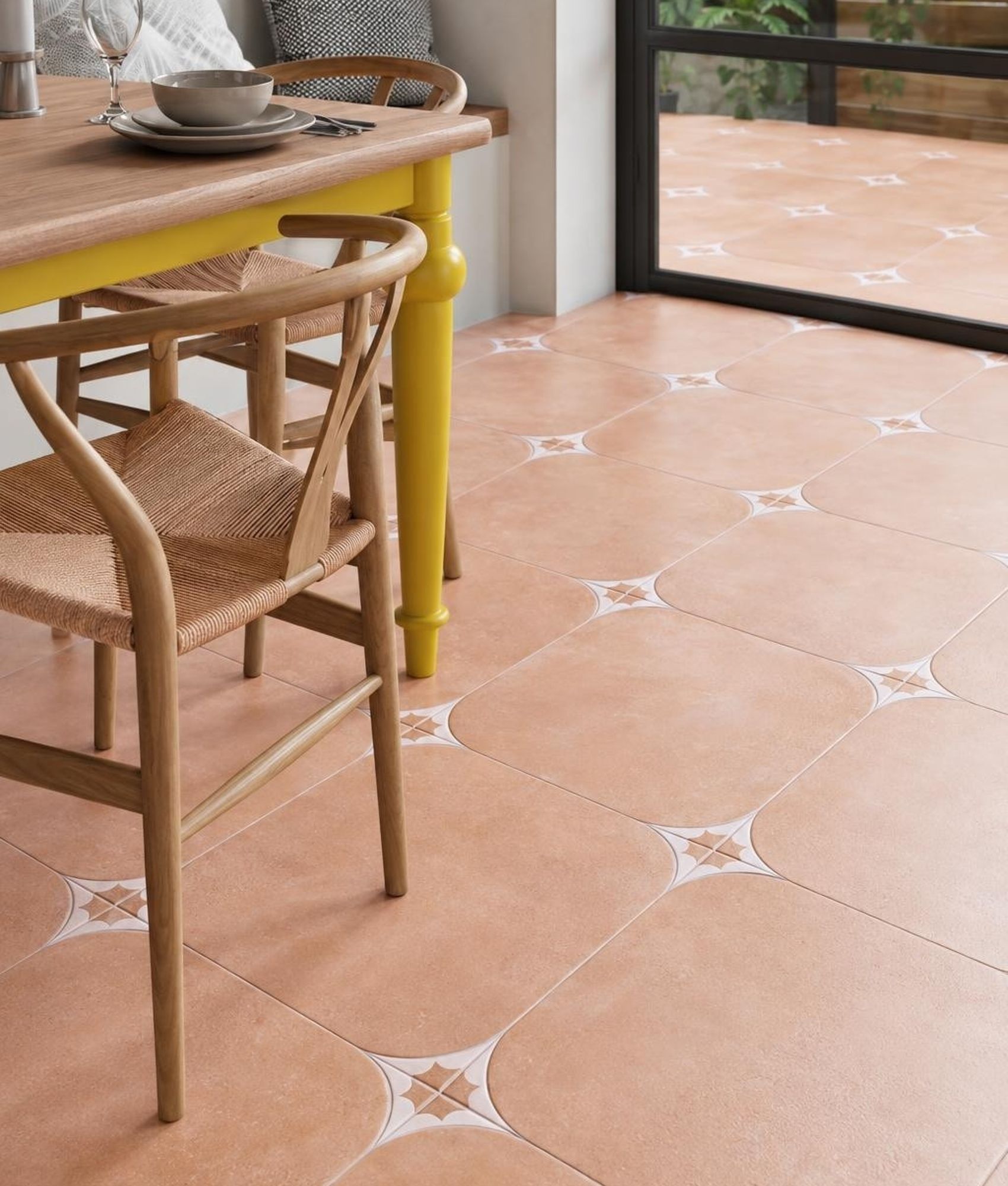 Carrelage tradition ornementale TETUAN COTTO 44,2X44,2 - 1.37 m²