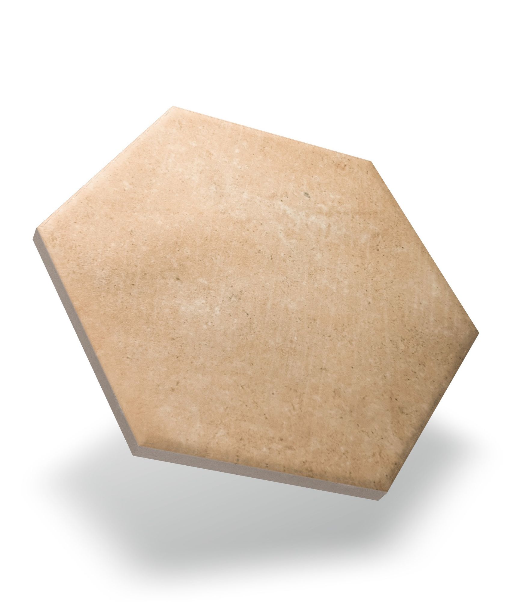 Carrelage Grès Cérame Effet Terre Cuite Hexagonal CALLOT HEX TERRA Mat R10 15x17,3 cm Intérieur Extérieur