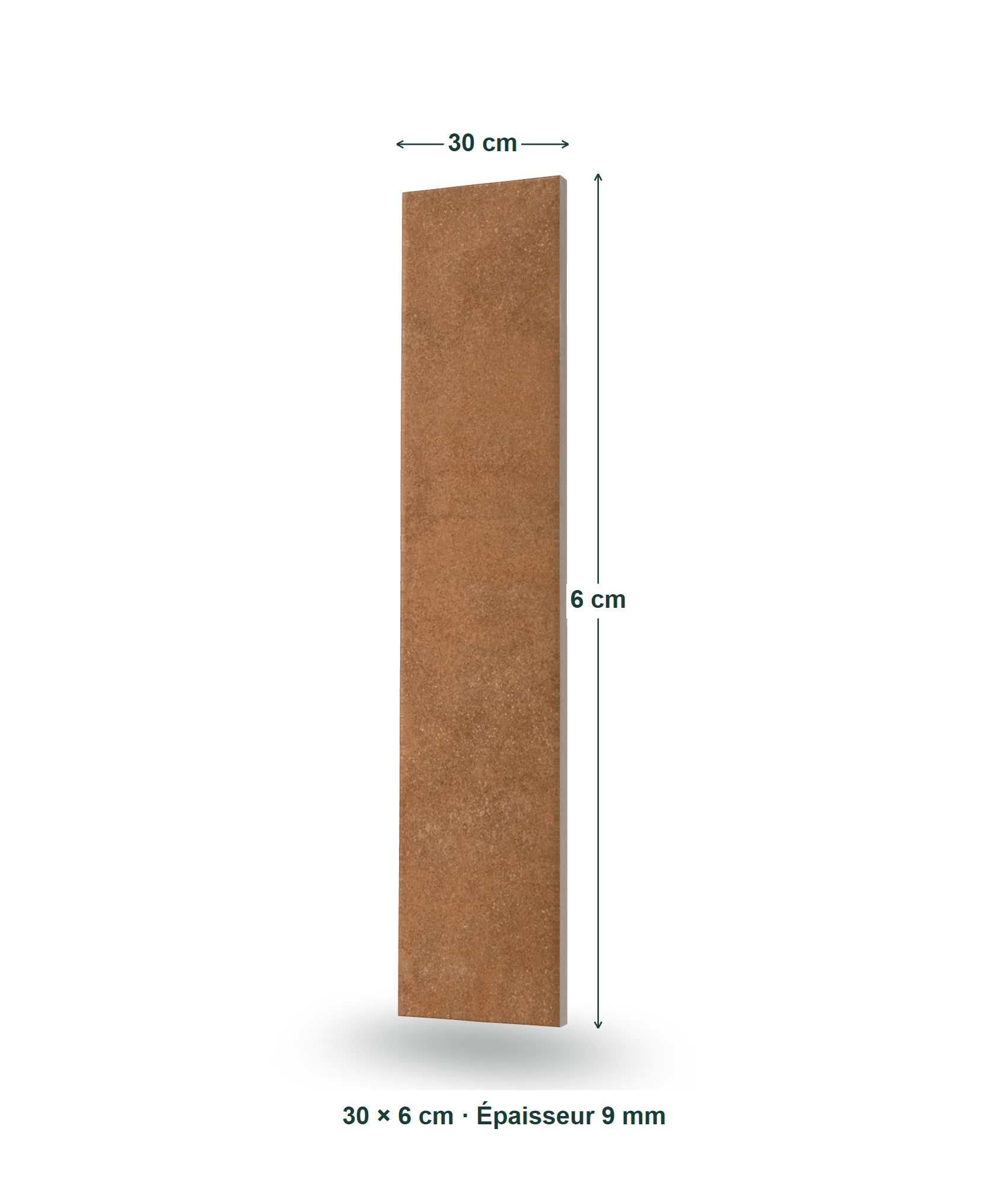 Carrelage minérale SWAG TERRACOTTA 6x30 cm