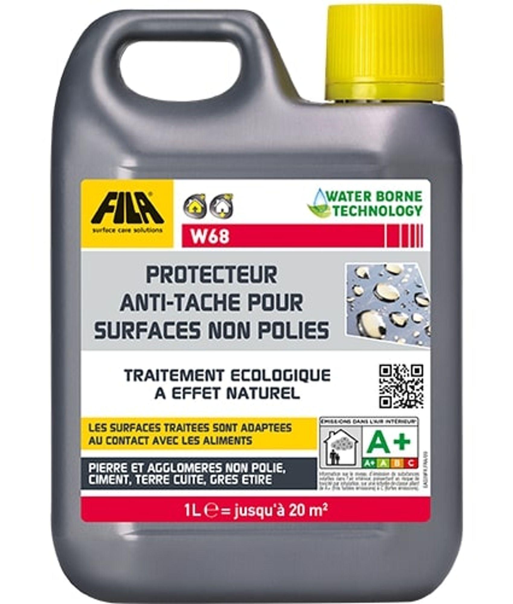 ANTI-TACHE POUR SURFACES NON BRILLANTES - W68 - 5 Litres