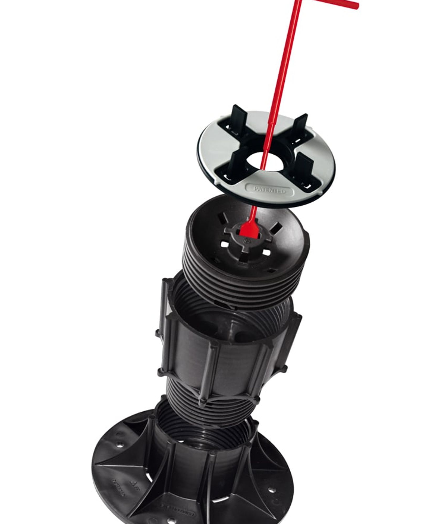 Plots réglables auto nivelant pour carrelages 2 cm - 120MM/170MM - 25 unités