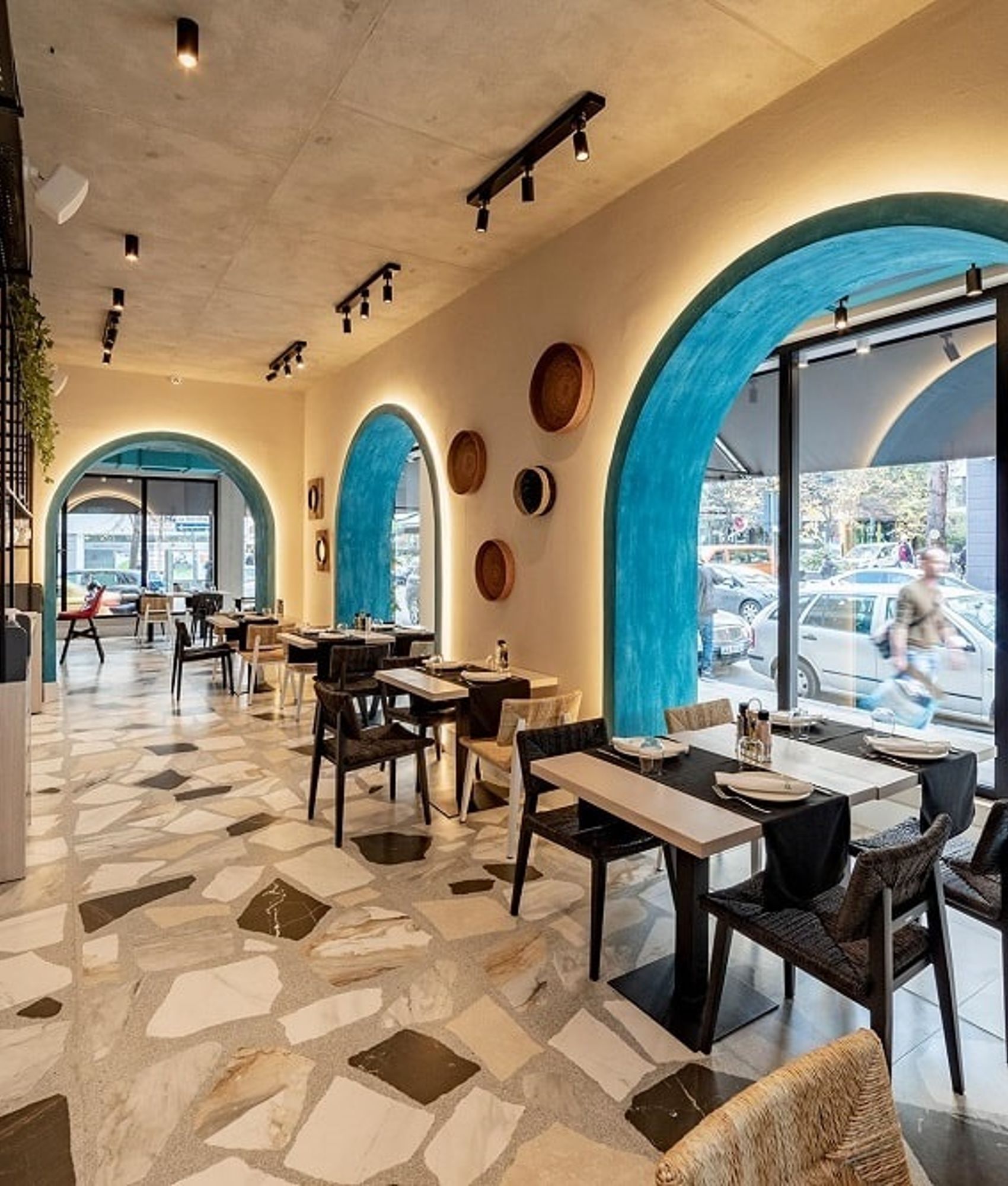 Carrelage Grès Cérame Terrazzo Granito Coloré NIKOI-R Mat R10 Intérieur Extérieur 120x120 cm