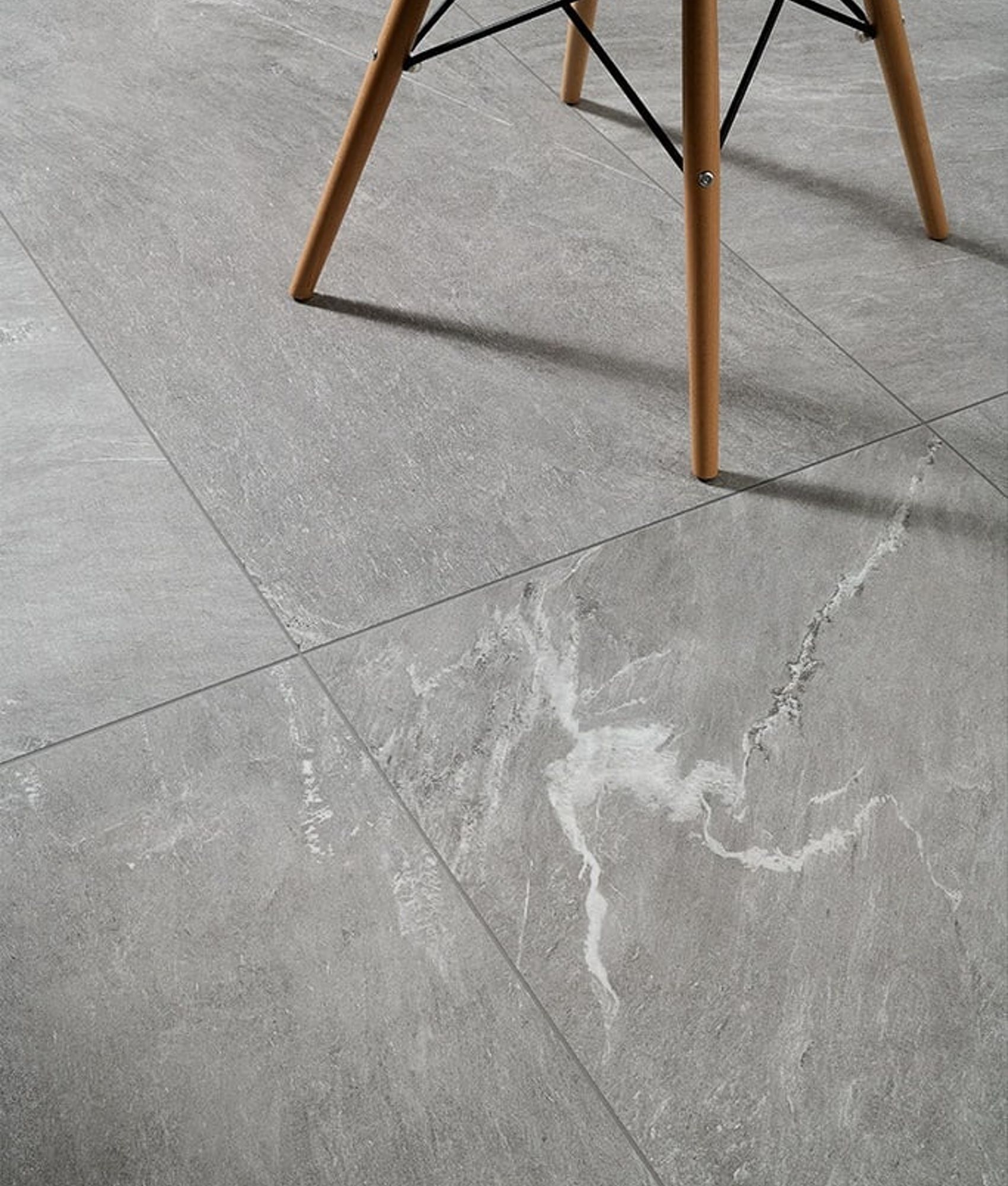Carrelage grès cérame effet pierre CAIRNS GRIGIO CHIARO 45X90 - 1,215m²