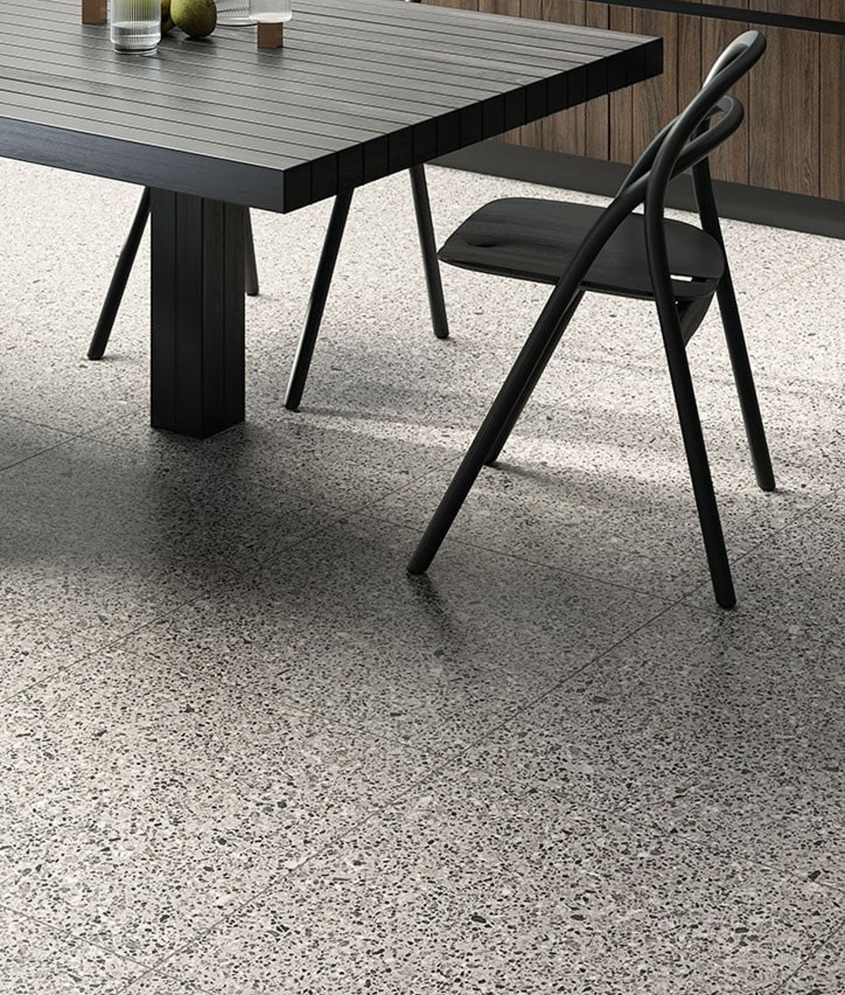 Carrelage grès cérame effet pierre ALBURY GREY 75X75 - 1,12m²
