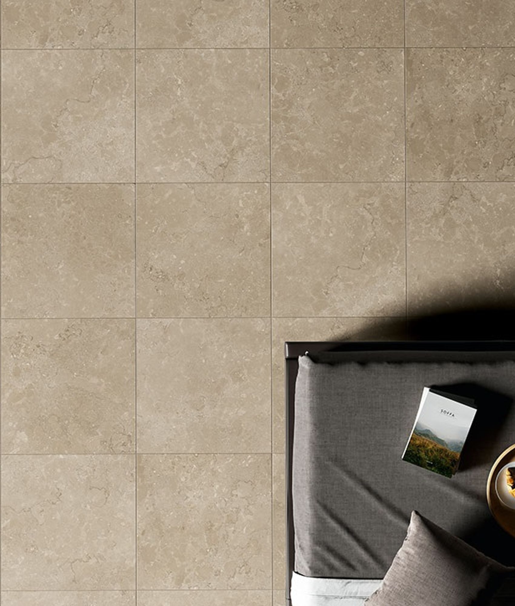 Carrelage grès cérame effet pierre LAROCHE SAND 60X60 - 1,44m²