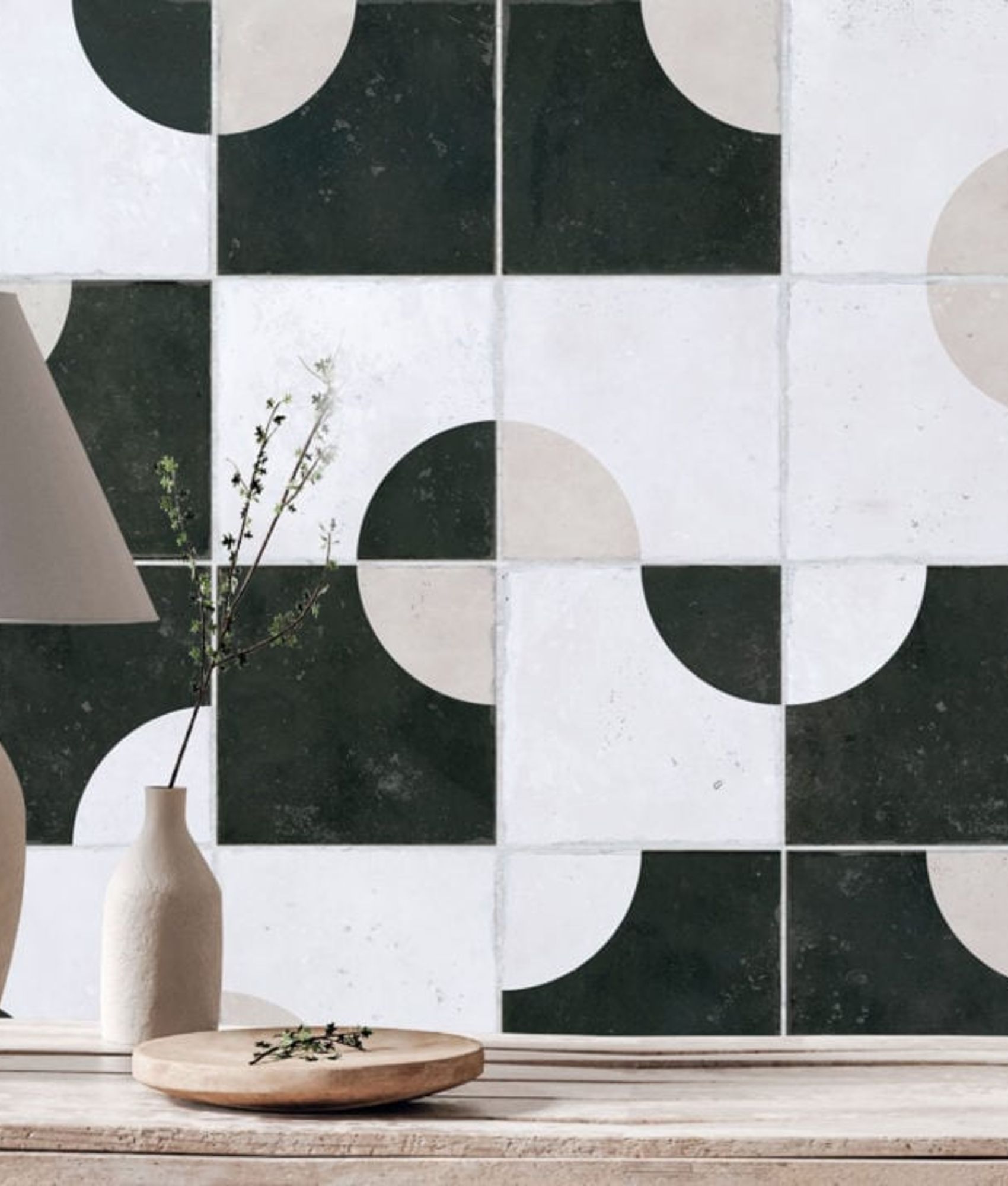 Carreau coloré vieilli FITAH LUNA PATCHWORK 15X15- 0.5 M²