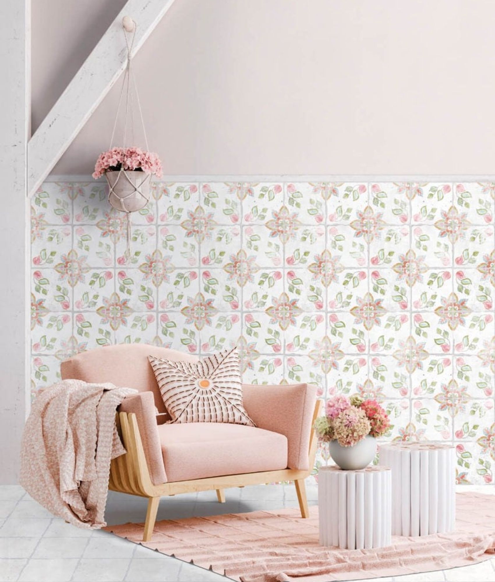 Carreau coloré vieilli FITAH DAPHNE 15X15- 0.5 M²