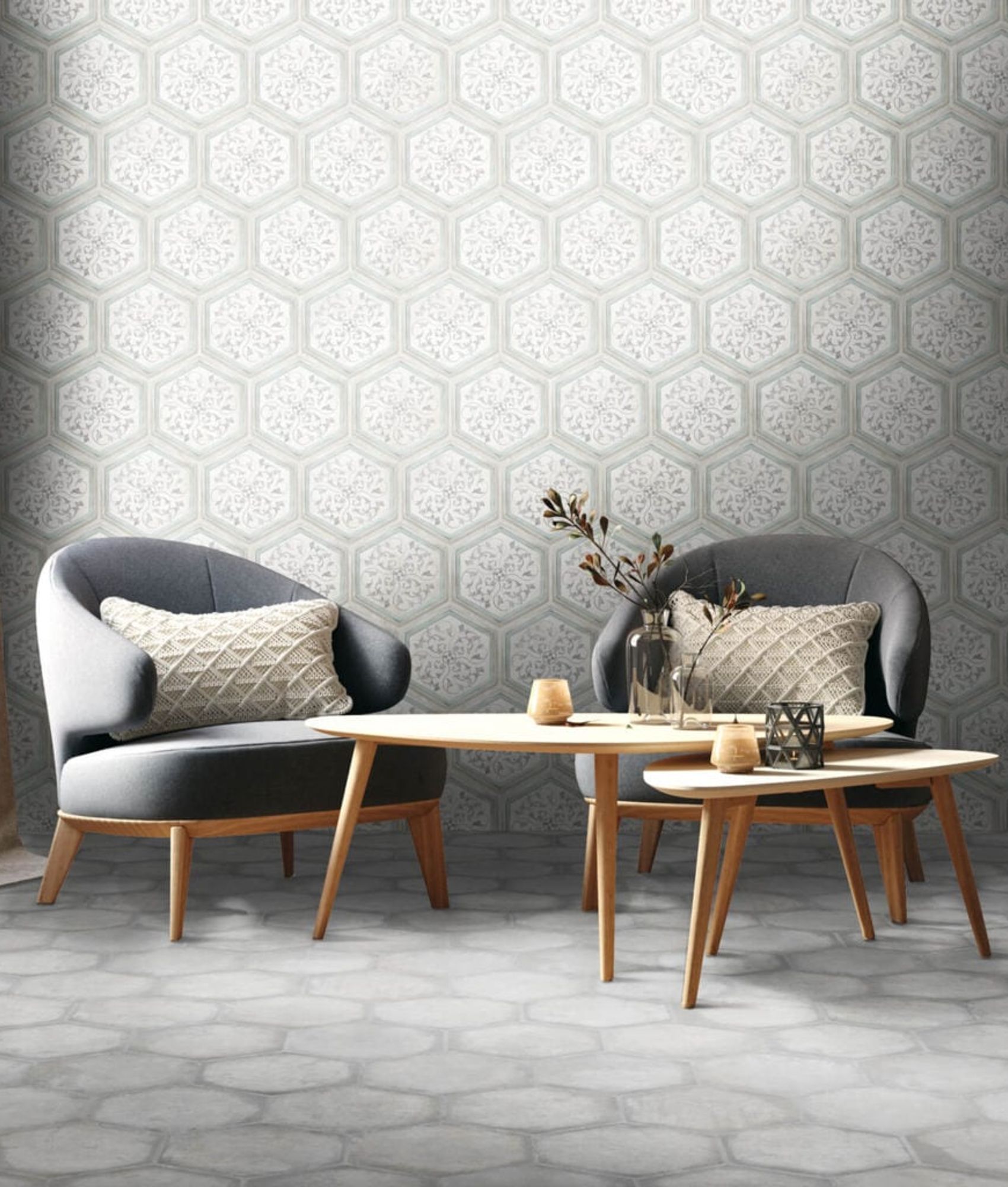 Carreau coloré vieilli HIMA IRIS 21X25- 0.8 M²