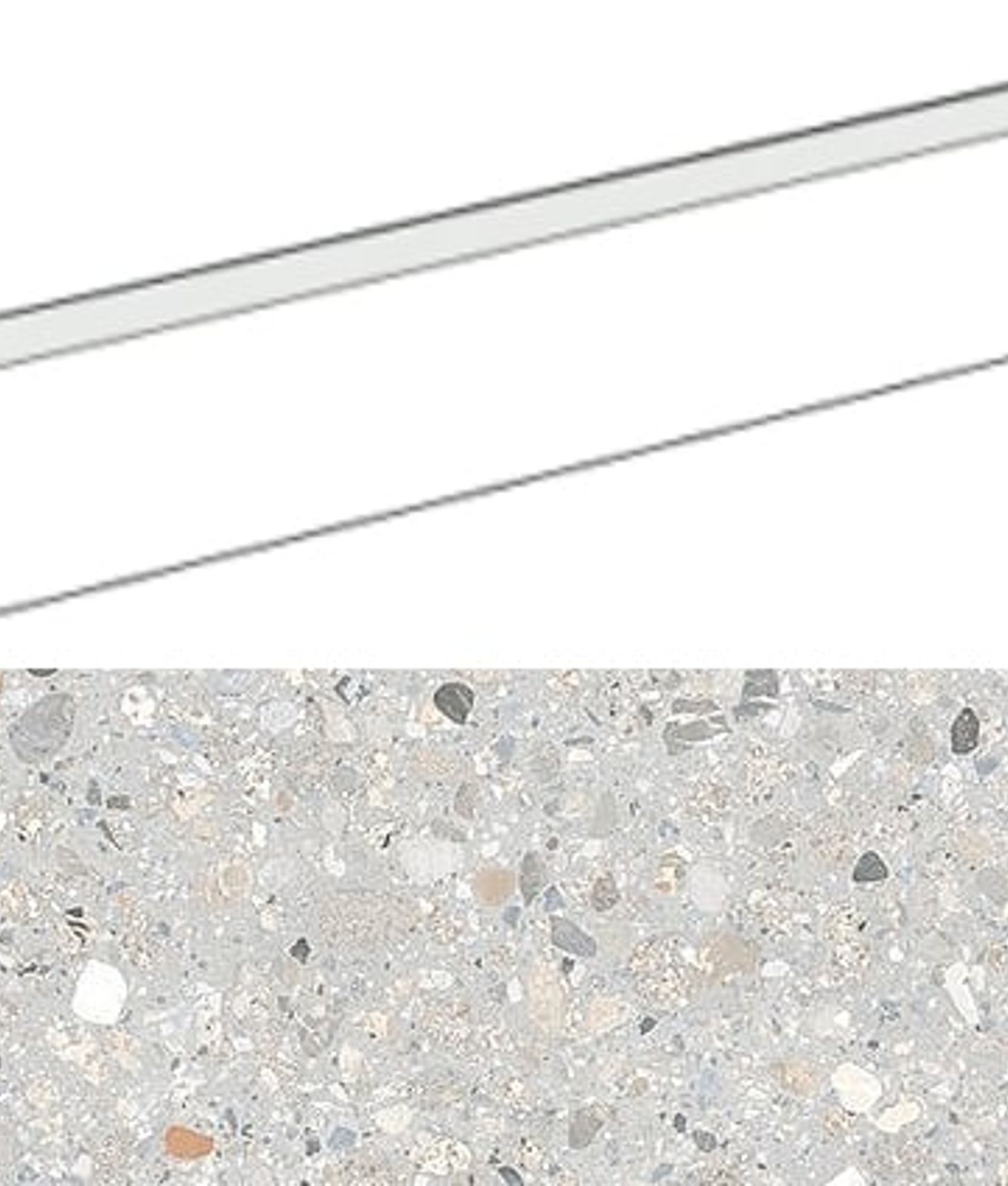 Carrelage terrazzo DRAKKEN LIGHT 7,2X60- 10 Unité