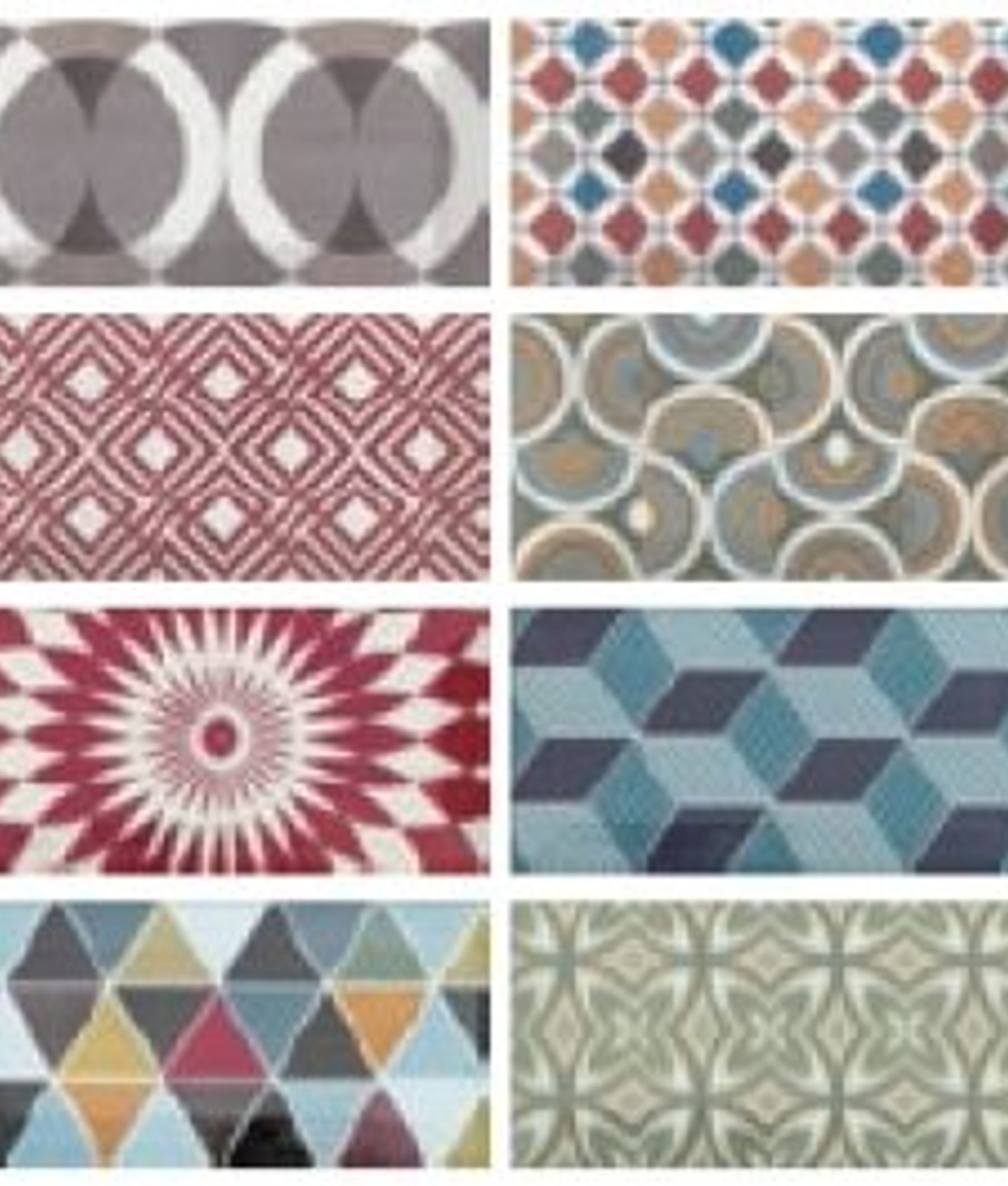 Carrelage METRO décor ciment PATCHWORK Colours 7,5x15 cm