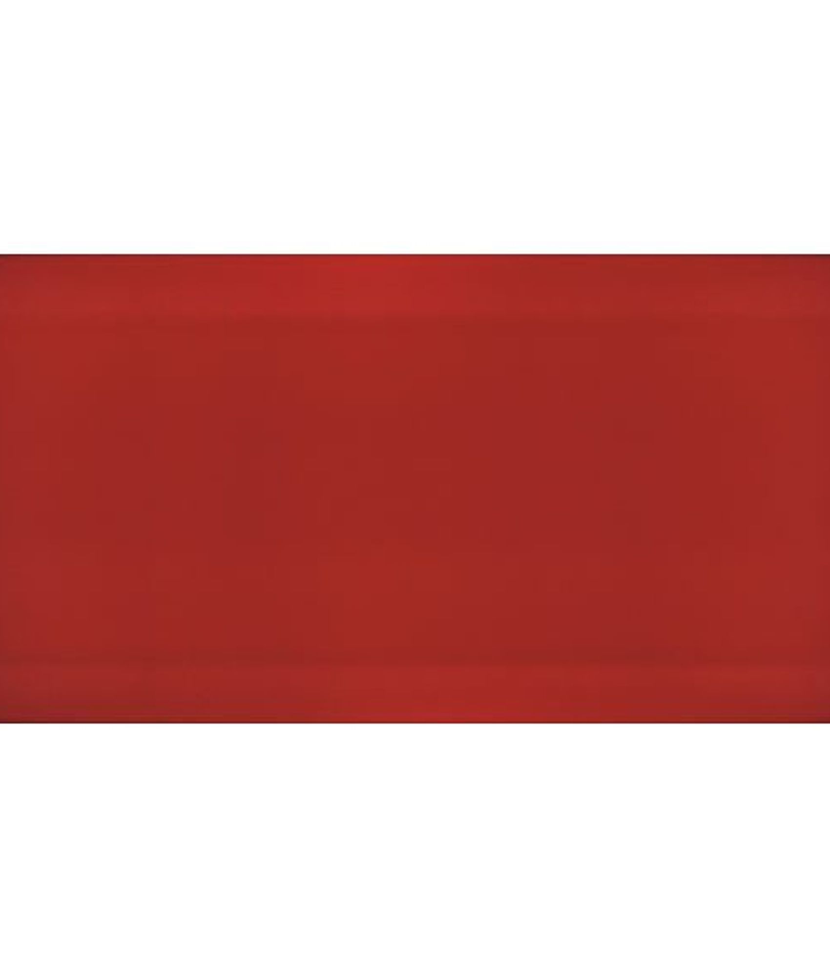 Carreaux métro Carrelage Métro biseauté Rojo rouge brillant 10x20 cm - 1m² - As de Carreaux