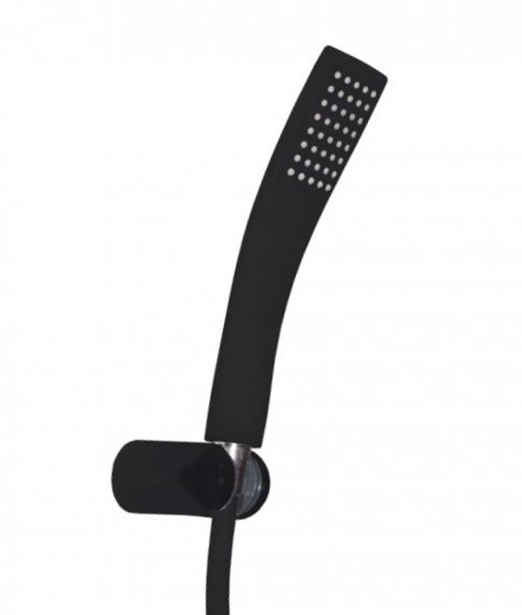 Mitigeurs lavabo douche Douchette téléphone en ABS avec support NOIR - As de Carreaux