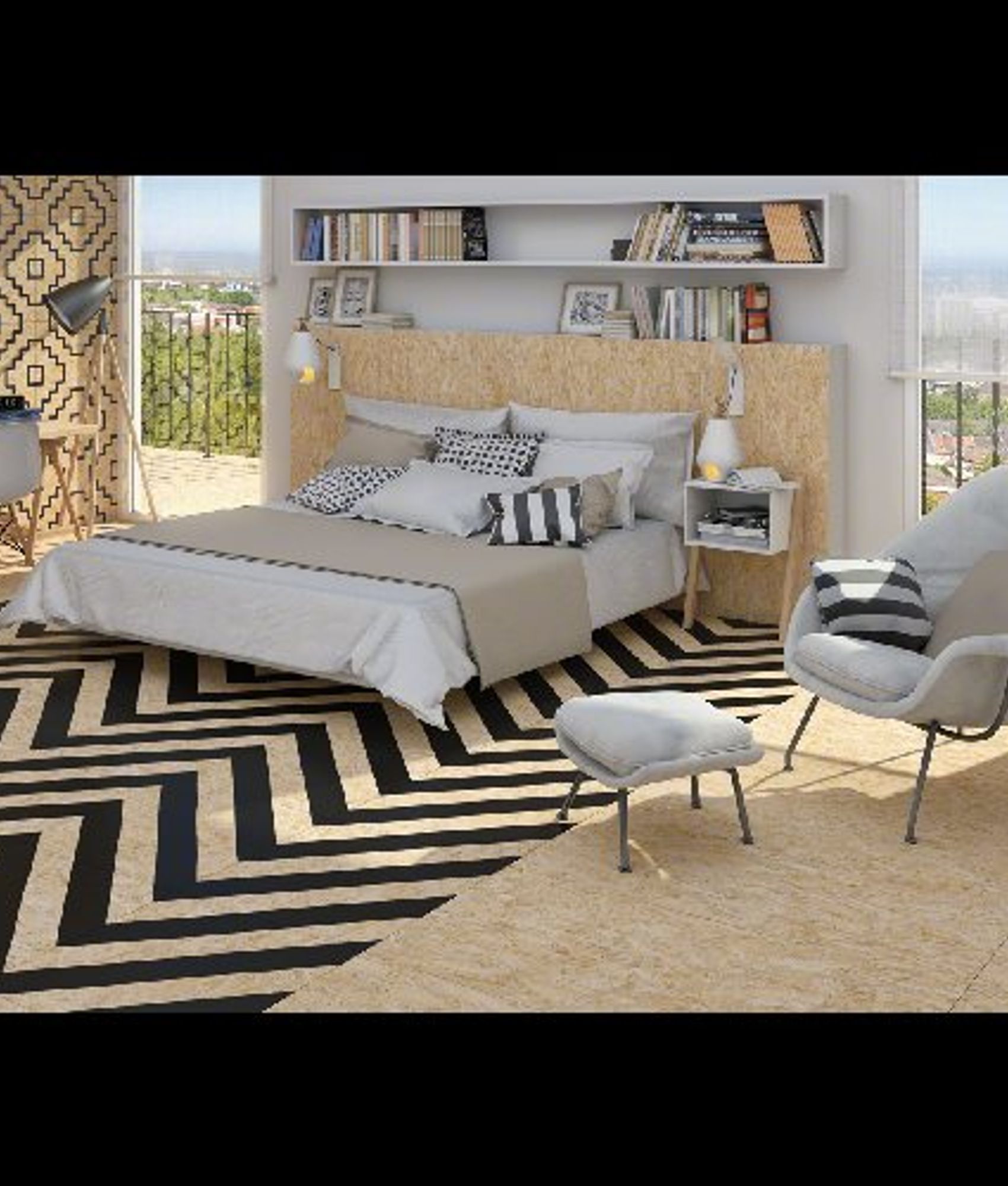 Carrelage imitation parquet Carrelage imitation bois aggloméré NENETS NOIR 59.3X59.3 cm - 1.06 m² - As de Carreaux