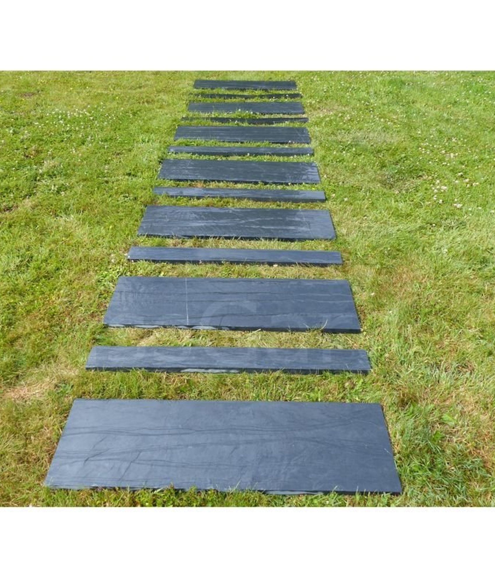 Pas Japonais en ardoise pour jardin et terrasse 50x80 cm - 1 unité - As de Carreaux