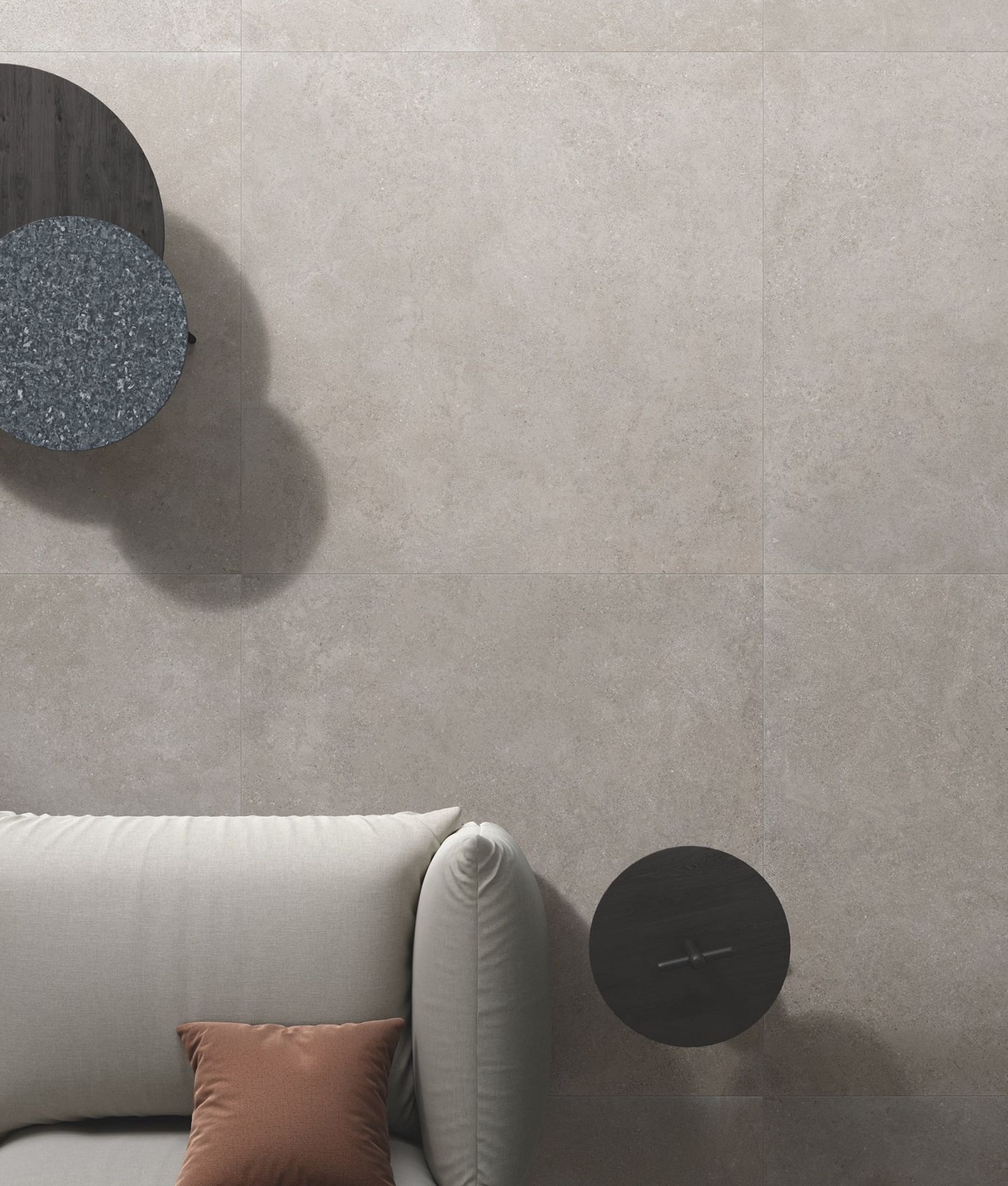 Carrelage effet pierre BRENHIN GREY R10 - 60X60 - 1,08 m²